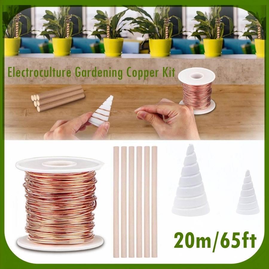 20 m/65 Fuß Elektrokultur-Gart – Copper Wire Roll Bewertung und Preis